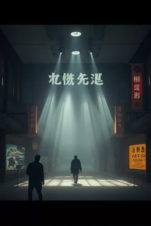 《白鲸航线》科幻剧封面，深海中的白色轮廓